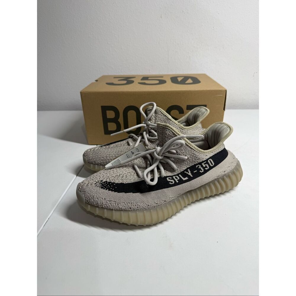 NWT Adidas Yeezy Boost 350 V2 Slate Size 9 Men’s Original Box Beige Black